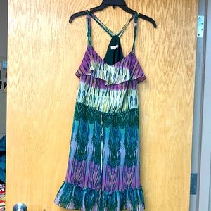 Super cute halter neck stringed dress multi color